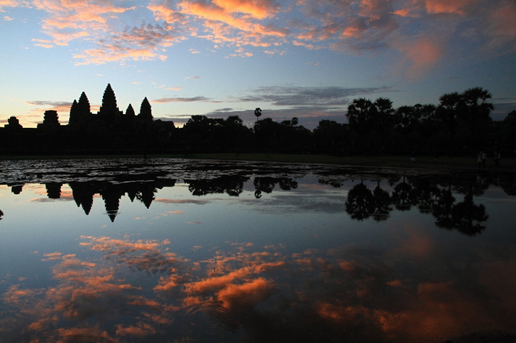 Angkor Wat při východu slunce