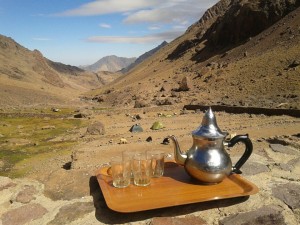 Čaj v horách Vysokého Atlasu