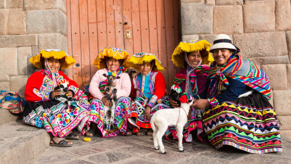 Peruánské ženy v Cuscu