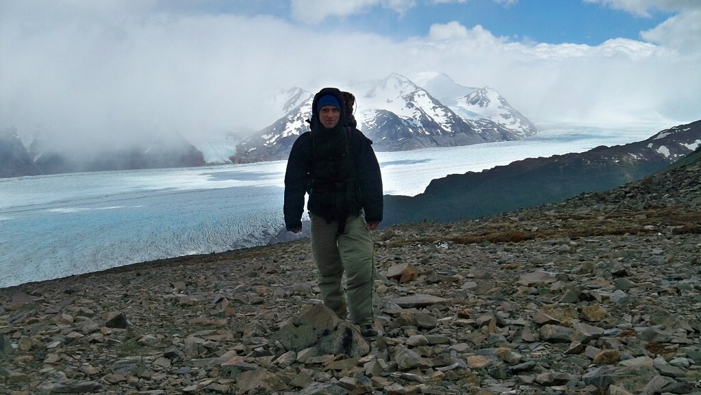Dicksonův ledovec v chilském NP Torres del Paine