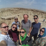 V geo-parku na ostrově Kešm 2 - Expedice Írán 2016