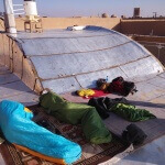 Spíme na střeše hotelu - Jazd - Expedice Írán 2016