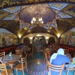 Stylová kavárna - arménská čtvrť Jolfa - Esfahán - Expedice Írán 2016