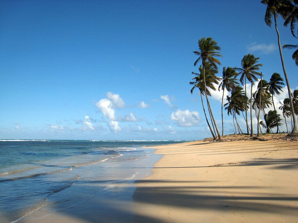 Pláž na Dominikánské republice