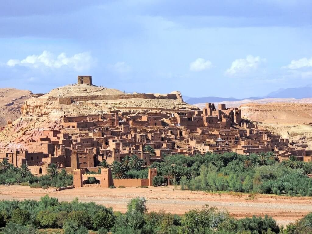 Ait BenHaddou - staré město - kasbah - ulepený z hlíny
