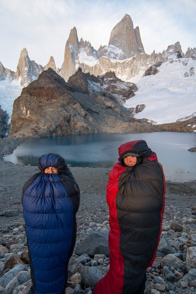 Mrazivý východ Slunce v Patagonii