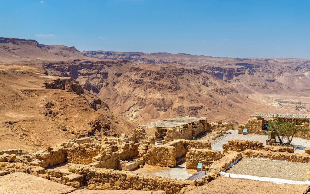 Pevnost Masada v Judské poušti