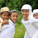 Šťastné indonéské děti