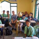 Ve škole v Nepálu