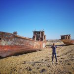 Zbytky Aralského jezera, Uzbekistán