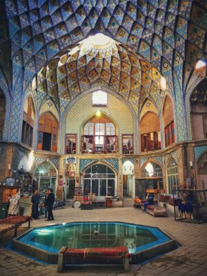 Bazar ve městě Kášán je pravděpodobně tím nejkrásnějším v Íránu