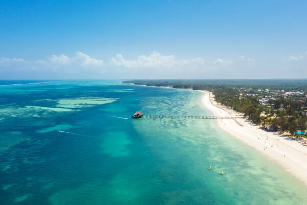 Pláž Kiwengwa je dle názoru průvodce nejkrásnější z celého Zanzibaru