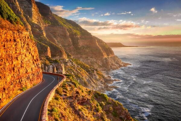 Chapman's Peak Drive - scénická silnice s nádherným výhledem na oceán