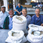 Prodejci na tržišti v tádžickém městě Panjakent
