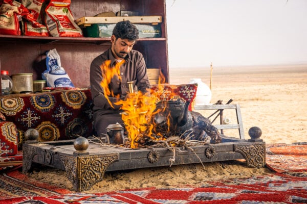 Na expedici budeme mít možnost u beduínů ochutnat pravou arabskou kávu a čaj